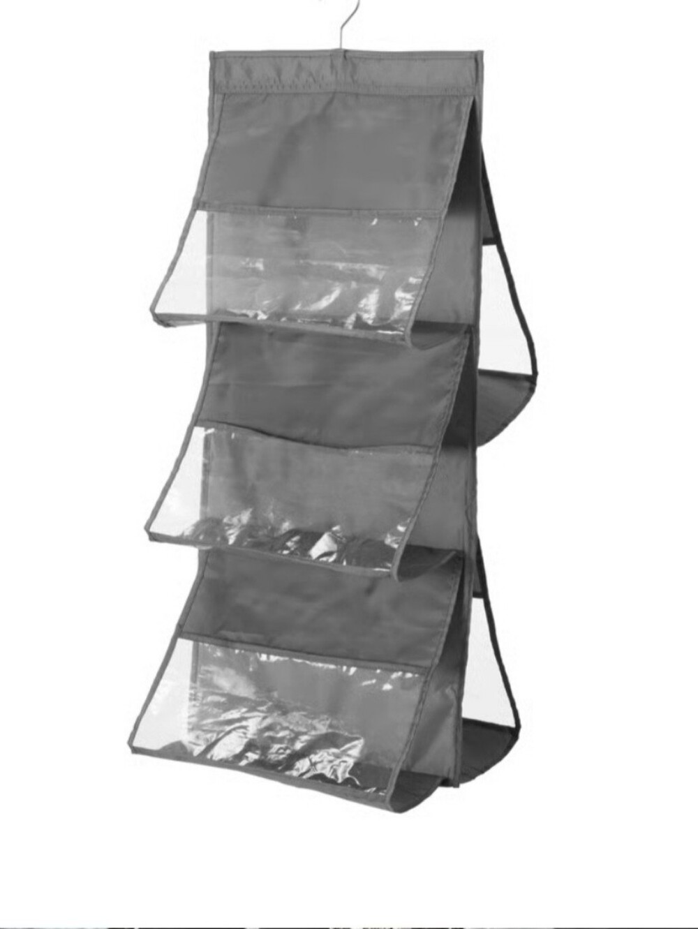 SKUBBHanging Handbag Organizer with Clear Front Pockets. QTY 2